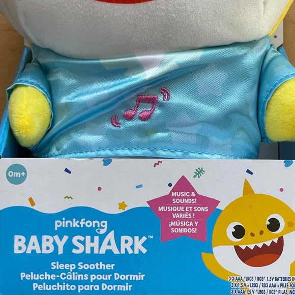 Pinkfong Toys Baby Shark Sleep Soother By Pinkfong Nib Squeeze To